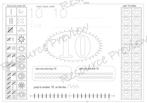 Number sense worksheet set 1-20 - Image 4