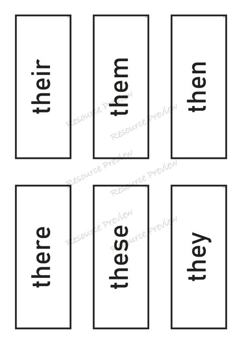 Sight word card variety  1st 100 - Image 3