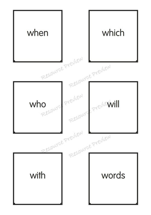 Sight word card variety  1st 100 - Image 5