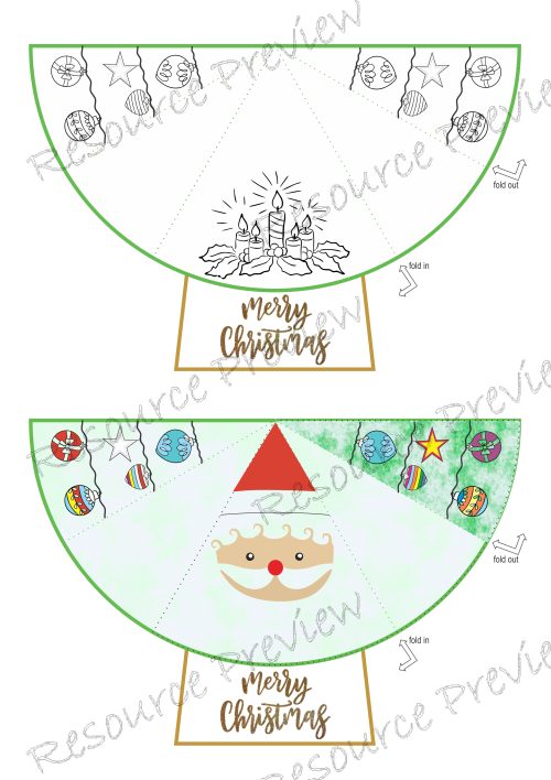 Christmas curve card & p globe - Image 5